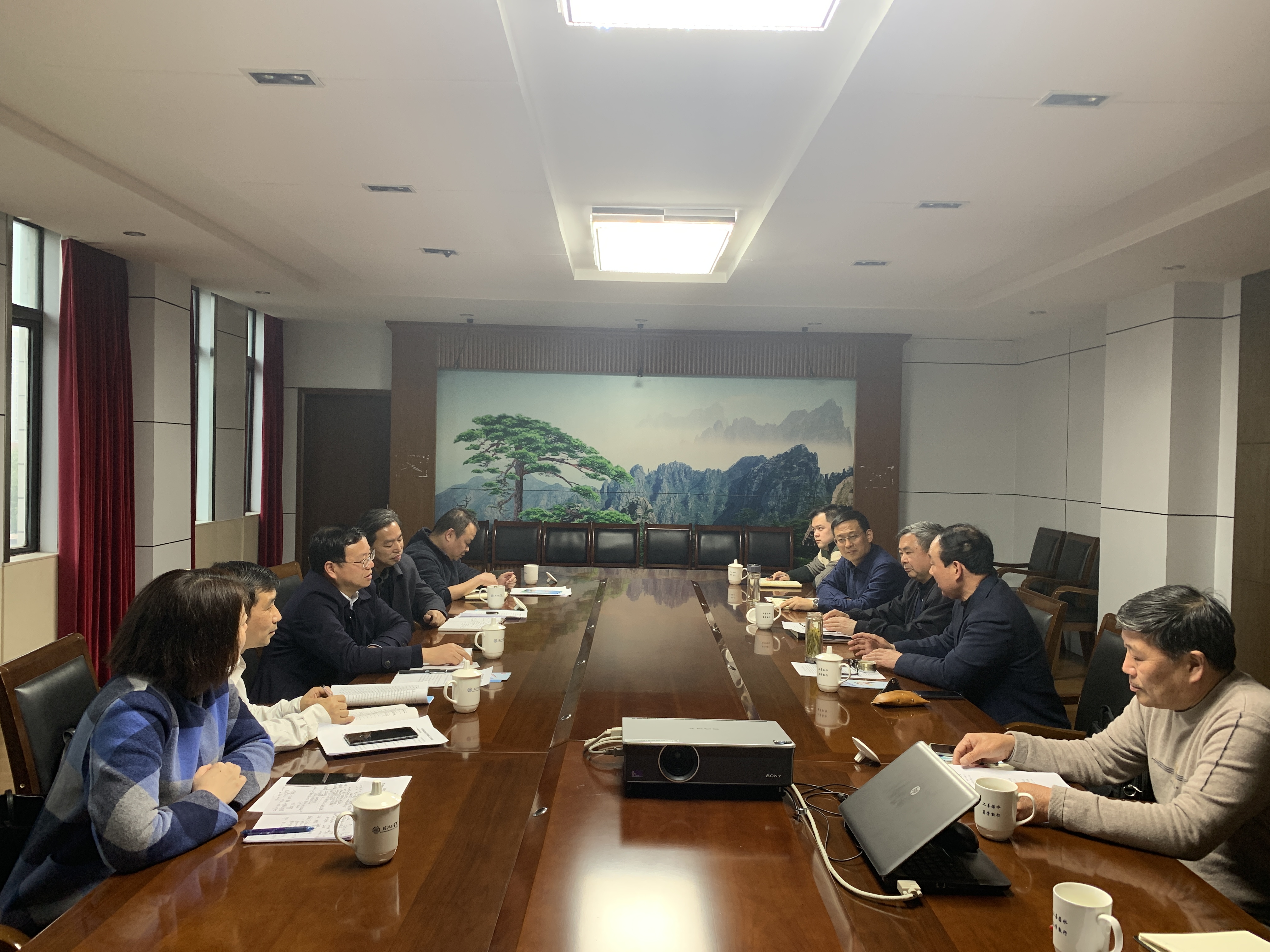 马鞍山市人力资源和社会保障局领导来best365官网指导工作