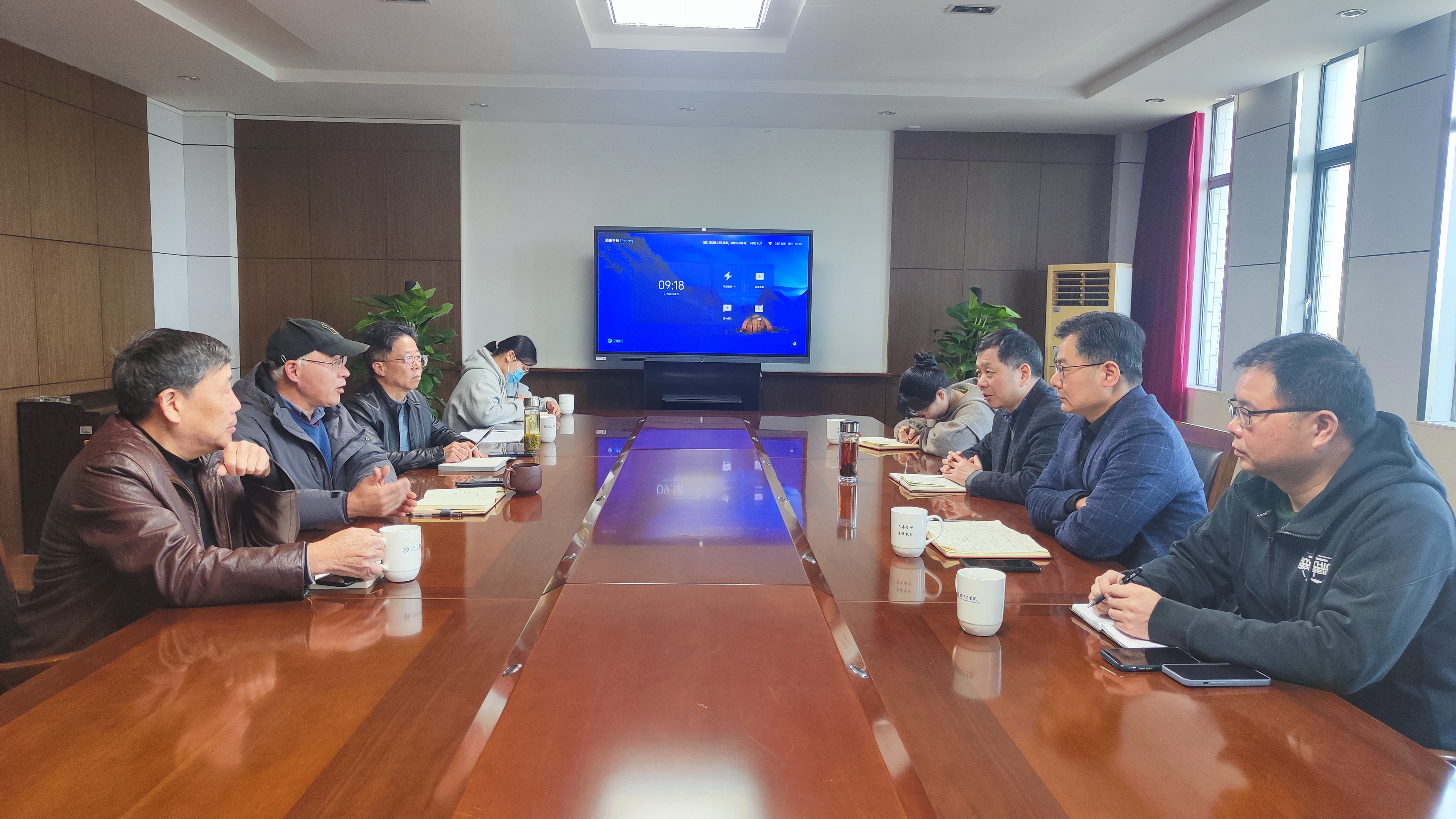 马鞍山市科技局汤向阳一行来best365官网调研